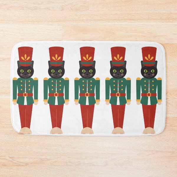 Item preview, Christmas Nutcracker Black Cat pattern designed and sold by Qualali Studio.