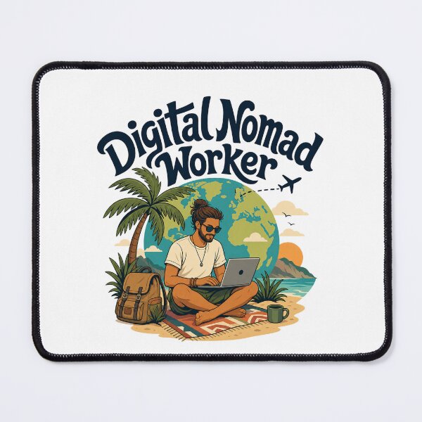 Item preview, Digital Nomad Worker designed and sold by musthavewords.