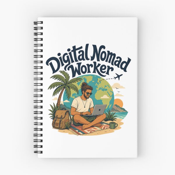Item preview, Digital Nomad Worker designed and sold by musthavewords.