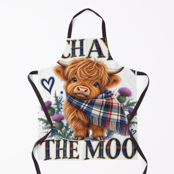 Item preview, Och Aye The Moo – Cute Scottish Highland Cow designed and sold by Thistleinkart.