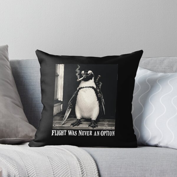 Item preview, Funny Flight was Never an Option Penguin Smoking Funny Bird Meme designed and sold by BornBorn.