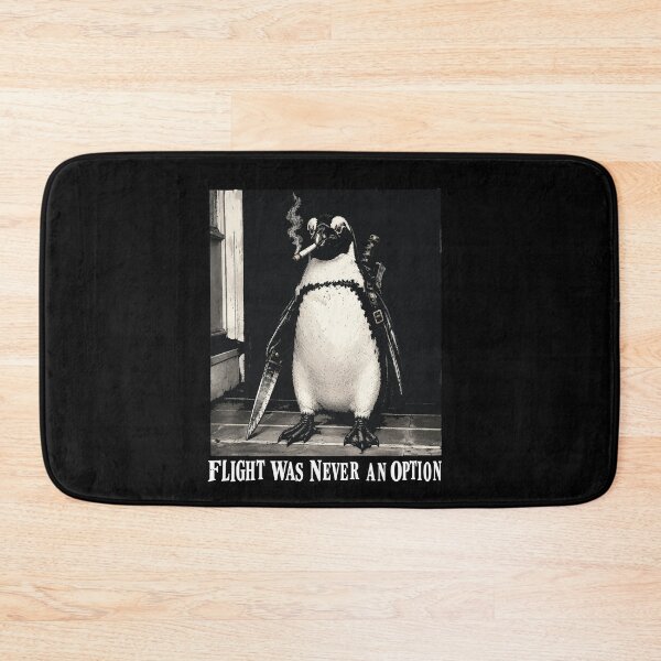 Item preview, Funny Flight was Never an Option Penguin Smoking Funny Bird Meme designed and sold by BornBorn.