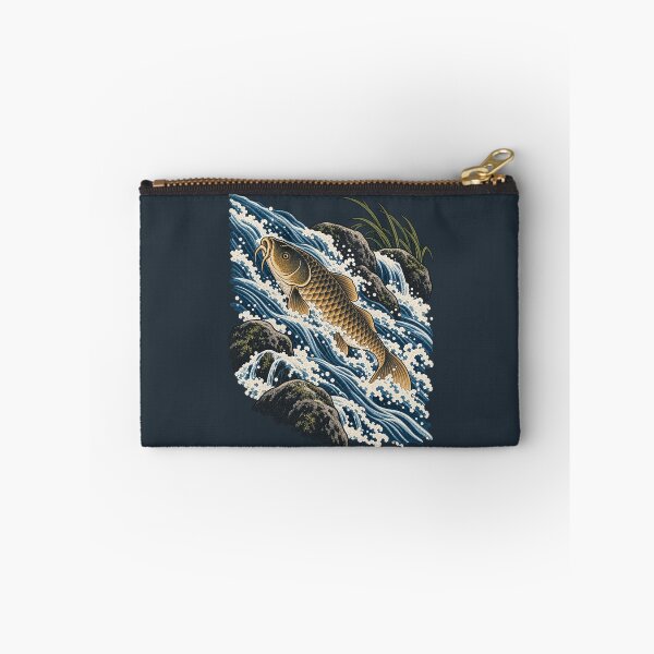 Item preview, Common Carp Against the Current – Japanese Woodblock Fishing Art designed and sold by Planthem.