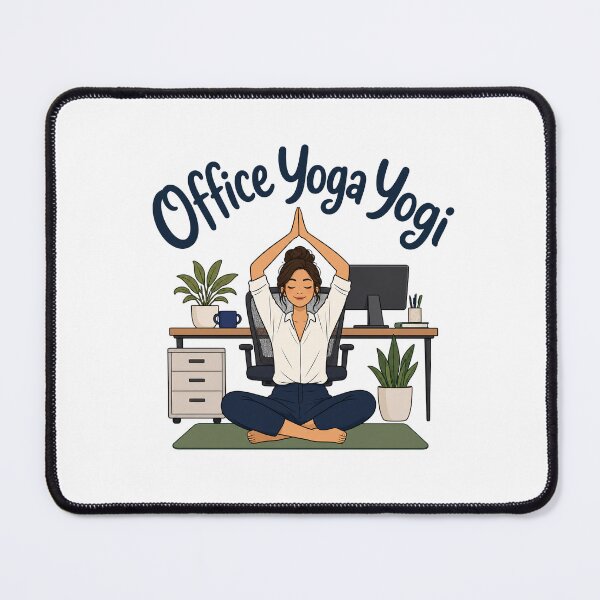 Item preview, Office Yoga Yogi designed and sold by musthavewords.