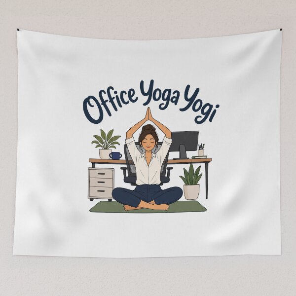 Item preview, Office Yoga Yogi designed and sold by musthavewords.