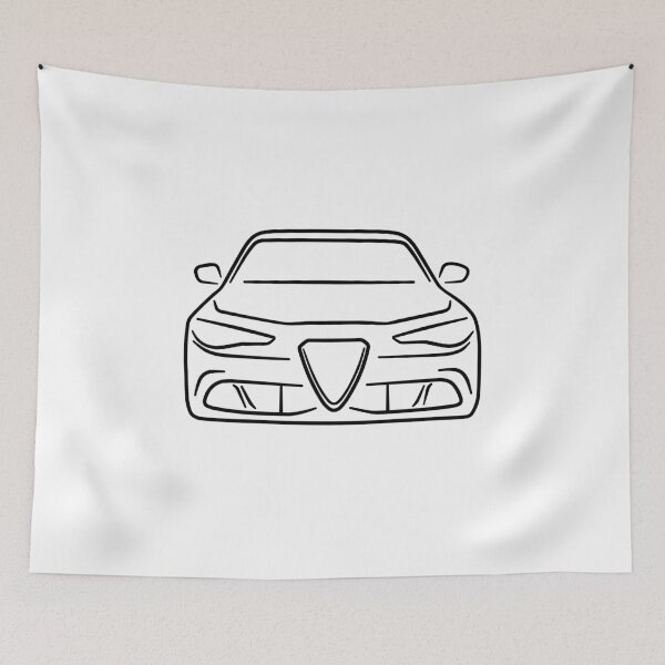 Item preview, Alfa Romeo Giulia Car Design | Italian Sports Sedan Automotive Art designed and sold by AutoClub.