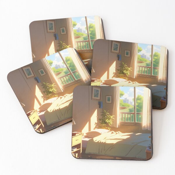 Item preview, Peaceful Japanese Bedroom Sunlight Scenery designed and sold by Jo Art.