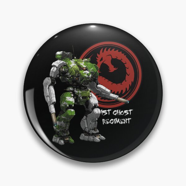 Item preview, Battletech - 1st Ghost Regiment   designed and sold by enchantingairpl.