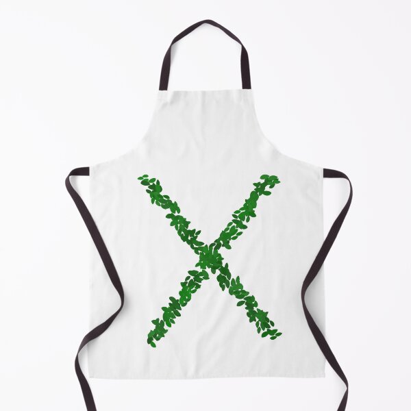 Item preview, Botanical Letter X - Green Leaf Monogram Initial designed and sold by iampaulmorris.