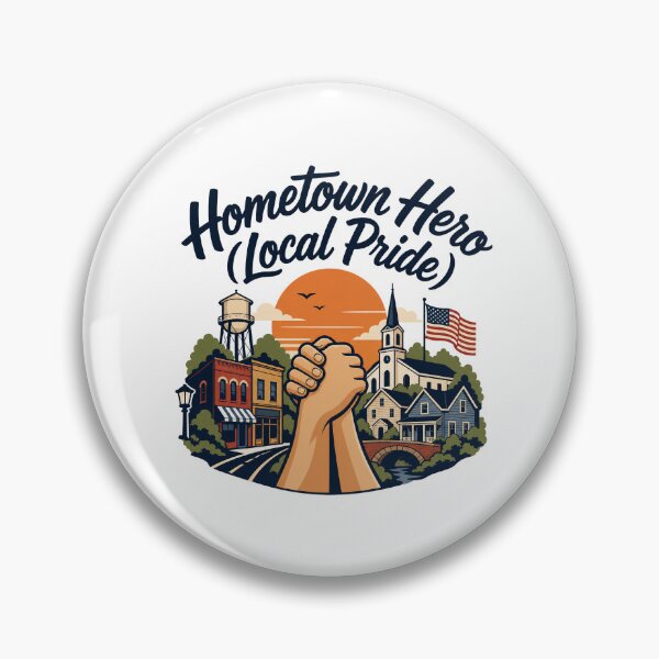 Item preview, Hometown Hero (Local Pride) designed and sold by musthavewords.