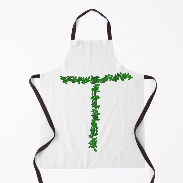 Item preview, Botanical Letter T - Green Leaf Monogram Initial designed and sold by iampaulmorris.