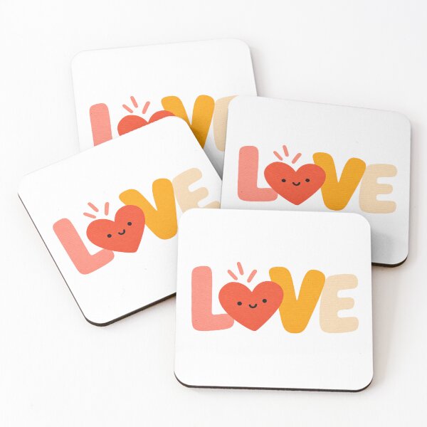 Item preview, Love Sticker Colorful LOVE Quote Design designed and sold by StickyDelights.