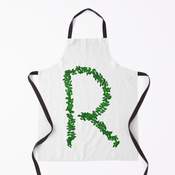 Item preview, Botanical Letter R - Green Leaf Monogram Initial designed and sold by iampaulmorris.