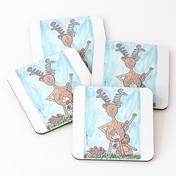 Item preview, Reindeer, Rudolph, Easter Bunny, Osterhase designed and sold by Anke‘s Bazaar.