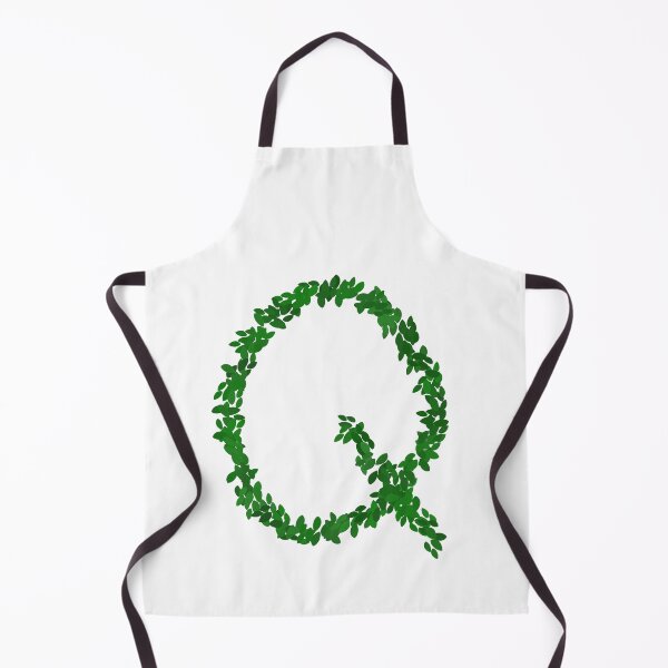 Item preview, Botanical Letter Q - Green Leaf Monogram Initial designed and sold by iampaulmorris.