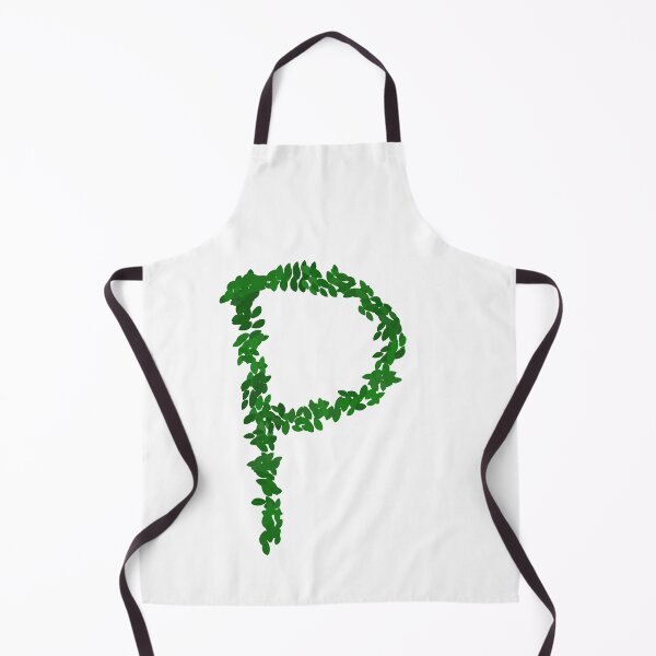 Item preview, Botanical Letter P - Green Leaf Monogram Initial designed and sold by iampaulmorris.