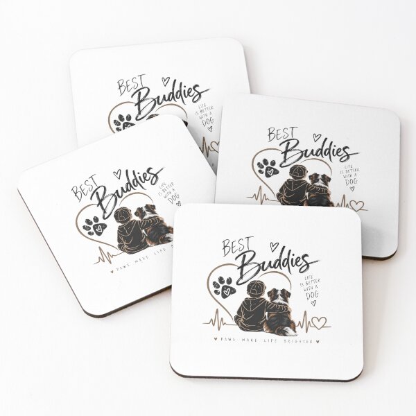Item preview, Best Buddies – Boy & Mini Aussie | Dog lover designed and sold by Ela93.