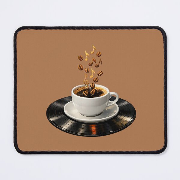 Item preview, Coffee and Music Vintage Vinyl Record Coffee Cup Art designed and sold by CreativeArtistL.
