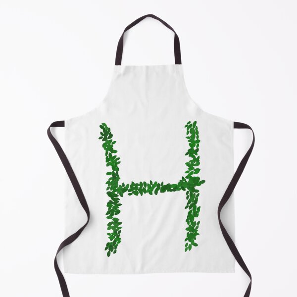 Item preview, Botanical Letter H - Green Leaf Monogram Initial designed and sold by iampaulmorris.