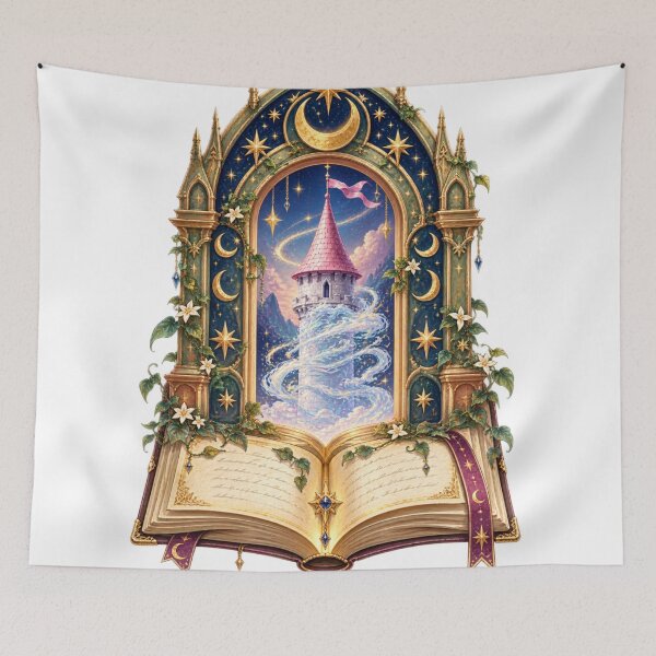 Item preview, Enchanted Storybook Portal – Magical Fantasy Castle designed and sold by Suzaku Studio.