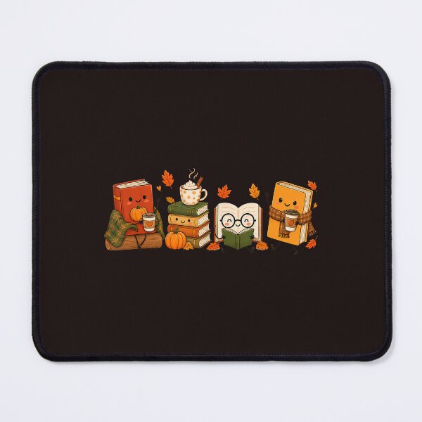 Item preview, Cozy Autumn Book Lover Cute Book Stack Pumpkin Spice Coffee Fall designed and sold by mari-kayden.