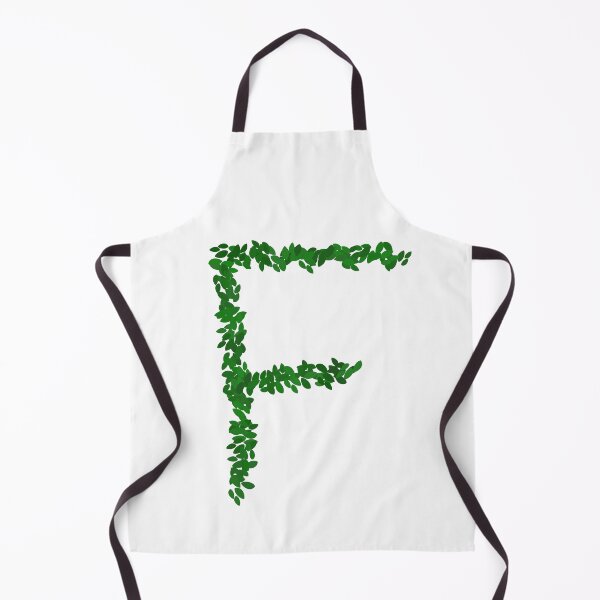 Item preview, Botanical Letter F - Green Leaf Monogram Initial designed and sold by iampaulmorris.