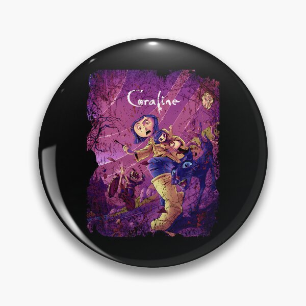 Item preview, Coraline Halloween Movies Film Vintage designed and sold by RiosRickets.