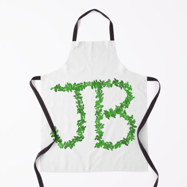 Item preview, Botanical Letters JB - Green Leaf Monogram Initials designed and sold by iampaulmorris.