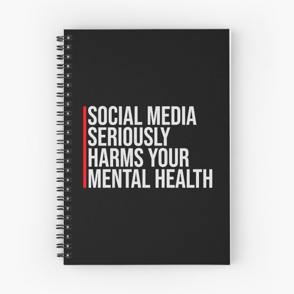 Item preview, Social Media Seriously Harms Your Mental Health designed and sold by shirt-o-mat.