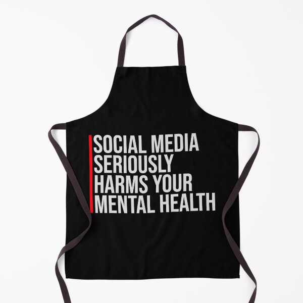 Item preview, Social Media Seriously Harms Your Mental Health designed and sold by shirt-o-mat.
