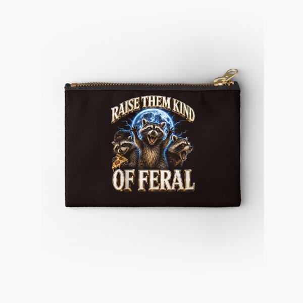 Item preview, Raise Them Kind Of Feral Funny Raccoon Mom Life 90s Vintage Trash Panda designed and sold by mari-kayden.