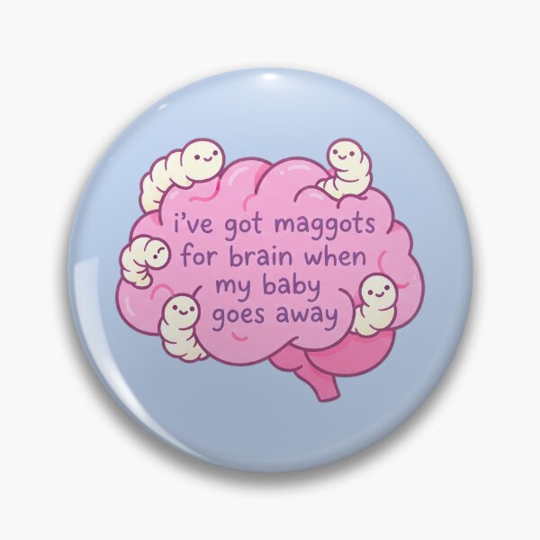 Item preview, maggots for brains designed and sold by sadieillust.