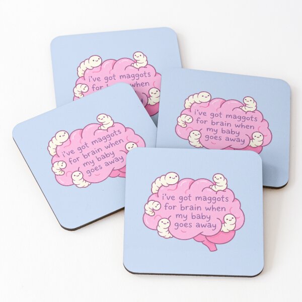 Item preview, maggots for brains designed and sold by sadieillust.