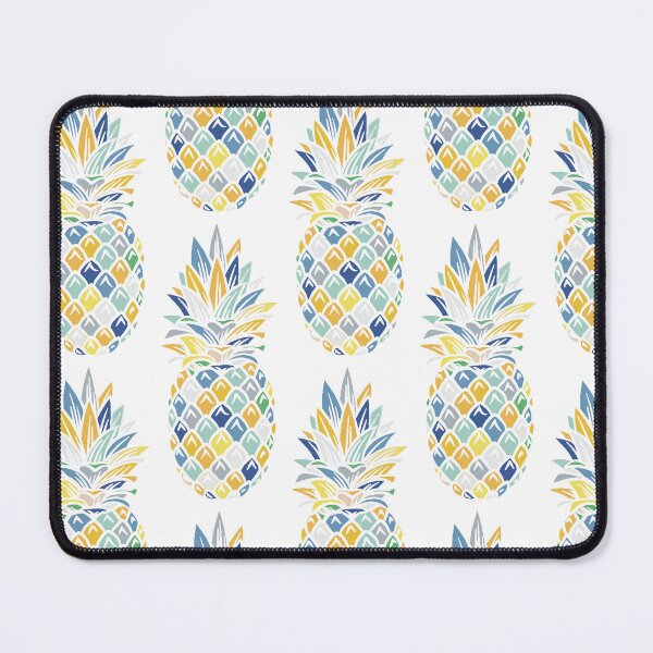 Item preview, Blue & Yellow Pineapple - Colourful Mosaic Fruit Art designed and sold by iampaulmorris.