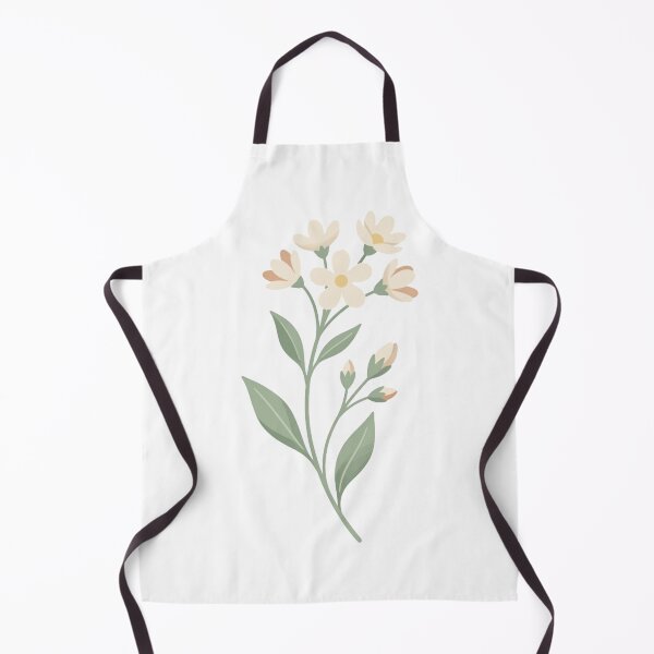Item preview, Minimalist Wildflower Branch – Earthy Sage Green & Cream Floral Art designed and sold by meghnad.