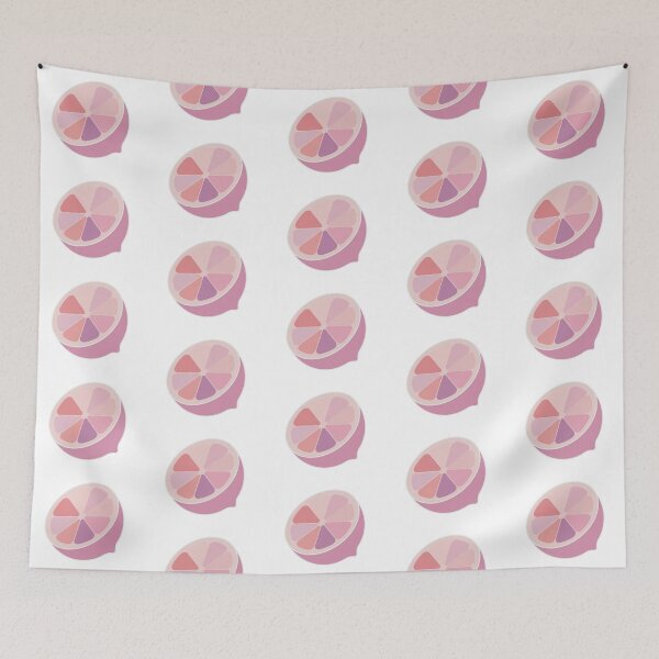 Item preview, Pink Lemon Citrus Slice - Colourful Fruit Illustration designed and sold by iampaulmorris.