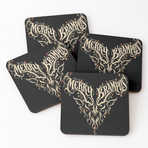 Item preview, Merry Krampus Vintage Christmas Horned Demon Holiday Art designed and sold by WILLIAMS-BR.