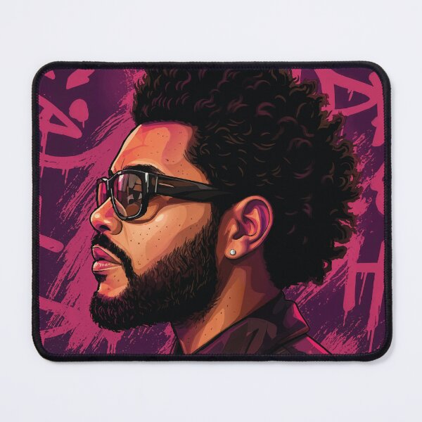 Item preview, The Weeknd Music Portrait Singer Art designed and sold by LEGENDS ICONART GALLERY.