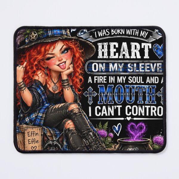 Item preview, Effin’ Effie – I’m a Scottish Girl | Funny Scottish Witch designed and sold by Thistleinkart.