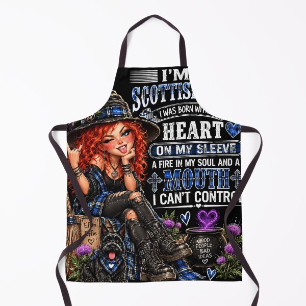 Item preview, Effin’ Effie – I’m a Scottish Girl | Funny Scottish Witch designed and sold by Thistleinkart.