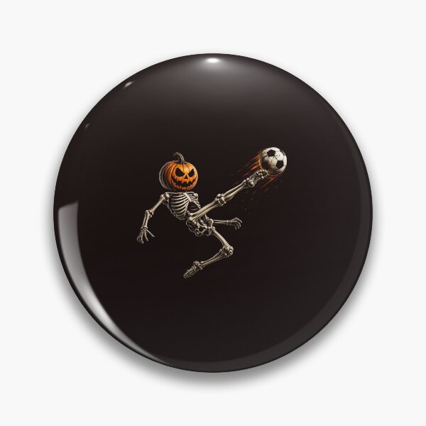 Item preview, Skeleton Soccer Player Pumpkin Head Halloween Boys Kids Sport designed and sold by mari-kayden.
