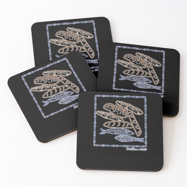 Item preview, Matthew 14:20 Loaves and Fish Biblical Art designed and sold by elderberry.