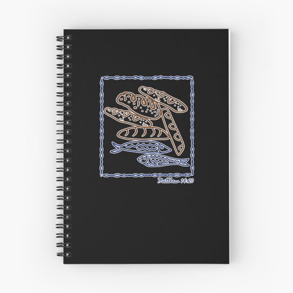 Item preview, Matthew 14:20 Loaves and Fish Biblical Art designed and sold by elderberry.
