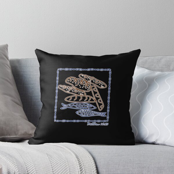 Item preview, Matthew 14:20 Loaves and Fish Biblical Art designed and sold by elderberry.