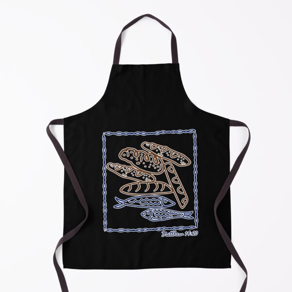Item preview, Matthew 14:20 Loaves and Fish Biblical Art designed and sold by elderberry.