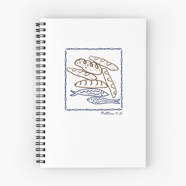 Item preview, Matthew 14:20 Biblical Loaves and Fish designed and sold by elderberry.