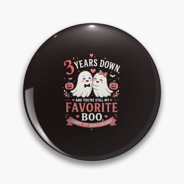 Item preview, 3 Years Down Still My Favorite Boo Happy 3rd Anniversary Couple designed and sold by mari-kayden.