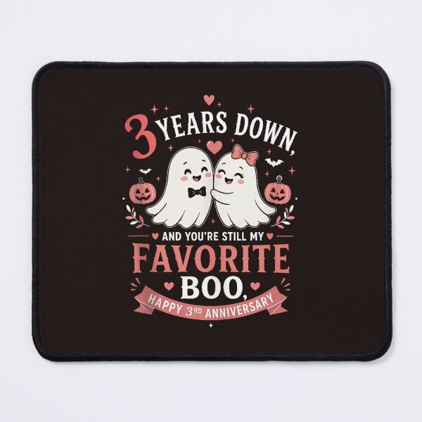 Item preview, 3 Years Down Still My Favorite Boo Happy 3rd Anniversary Couple designed and sold by mari-kayden.