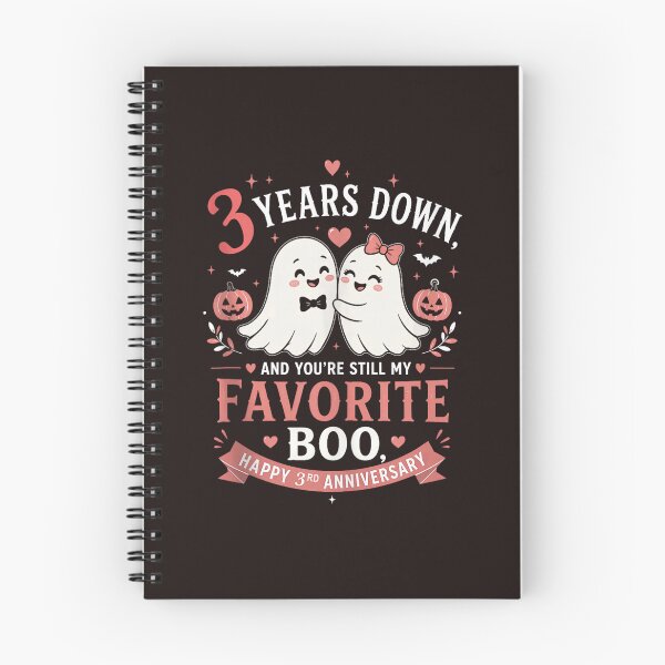 Item preview, 3 Years Down Still My Favorite Boo Happy 3rd Anniversary Couple designed and sold by mari-kayden.