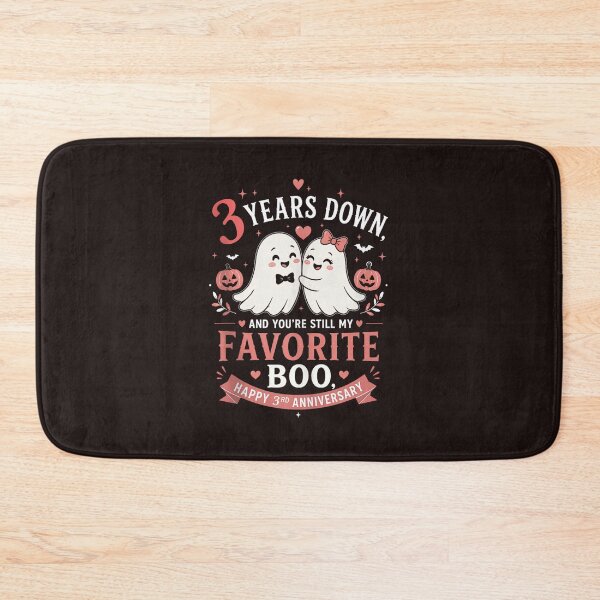 Item preview, 3 Years Down Still My Favorite Boo Happy 3rd Anniversary Couple designed and sold by mari-kayden.
